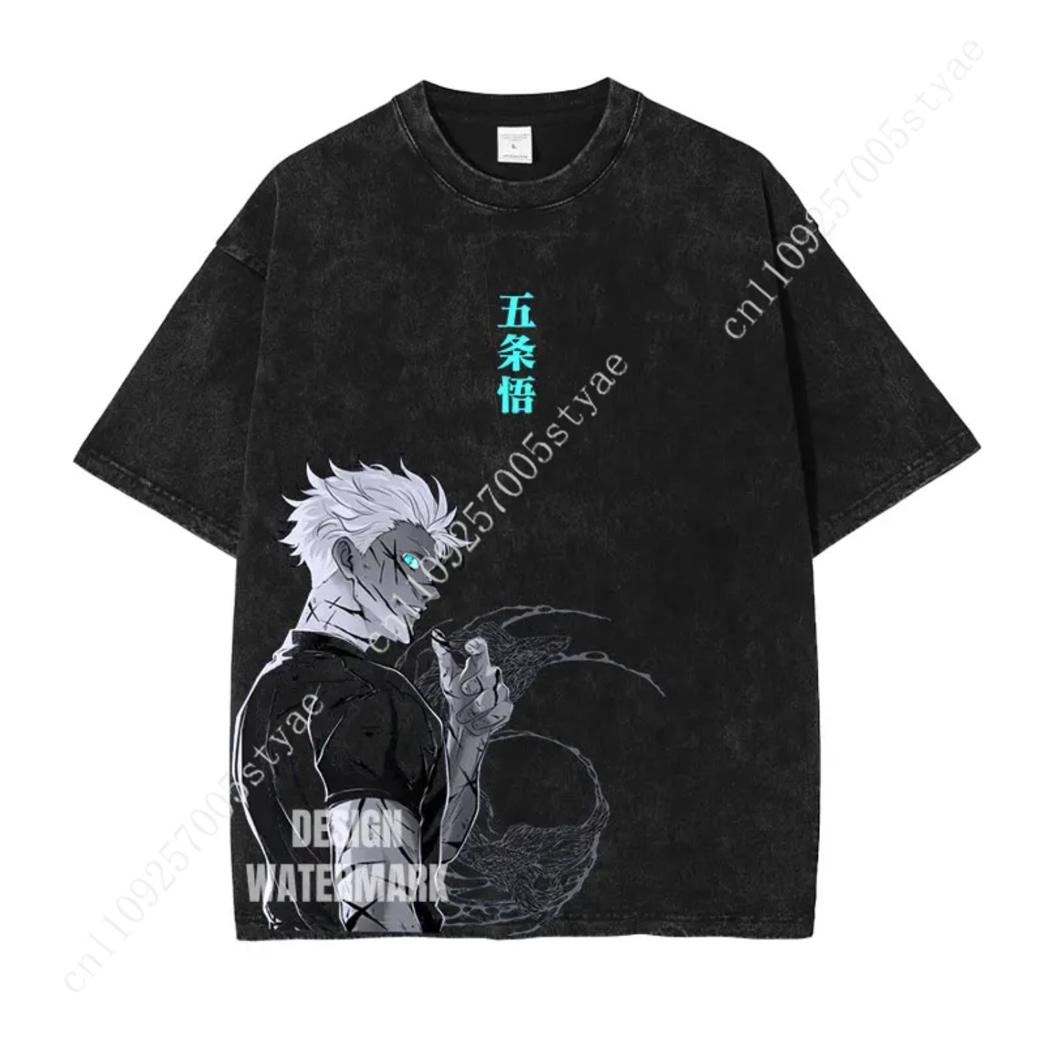 Quilt Cotton Summer - T-shirt Grafica Gojo Satoru, Abbigliamento Anime