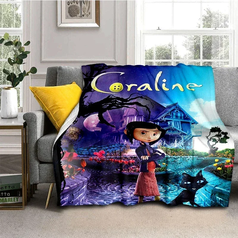 Home Textiles Bedding - Coraline Movie Coperta da tiro Super