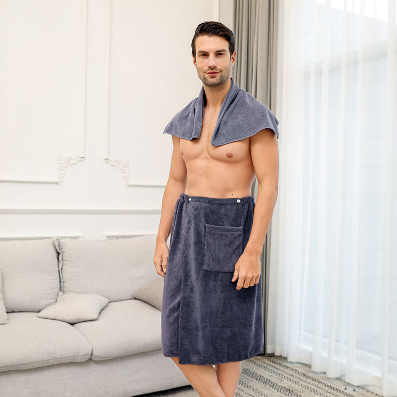 Home Textiles Towel Set - 1 Set uomo indossabile asciugamano da