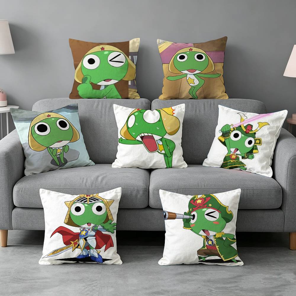 Home Textiles Definition - Keroro Gunsous-s Frog-g Federa per cuscino