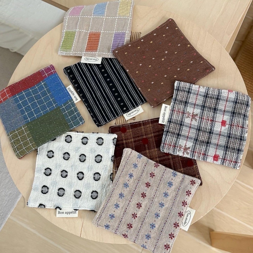 Home Textiles Discount - Nuovo Tappetino Colorato per Bicchieri in