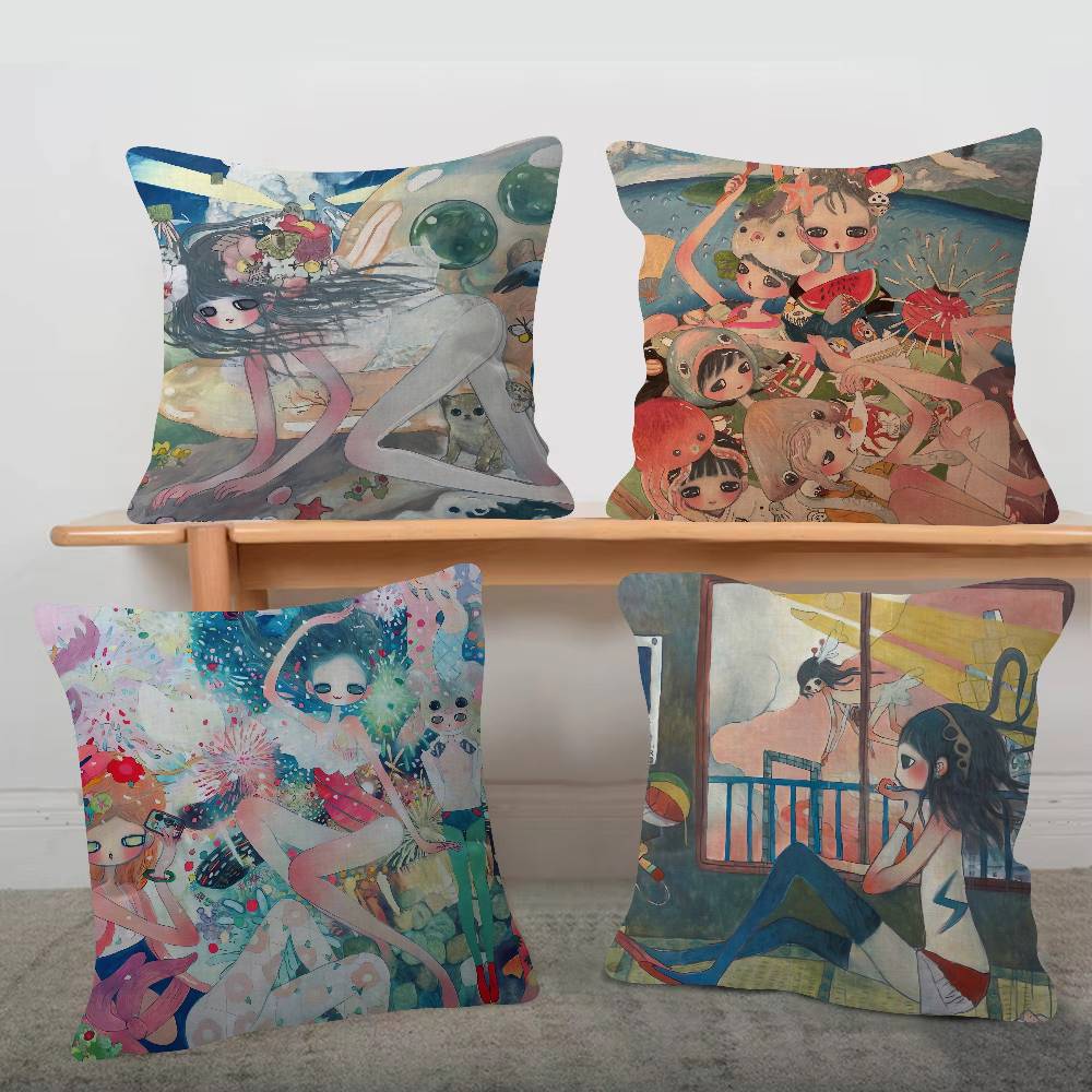 Aya Home Textiles - Federa per cuscino Artist Aya Takano,