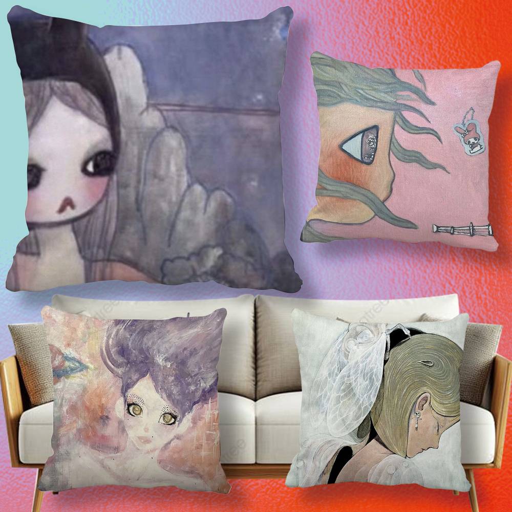Aya Home Textiles - Aya Takano P-paintings Federa per cuscino
