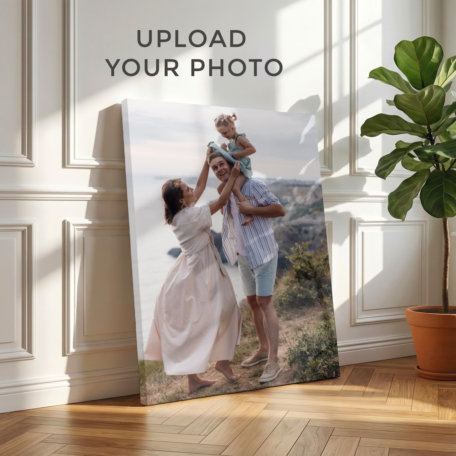 Home Textile - Tela Fotografica Personalizzata, Arte Murale Familiare
