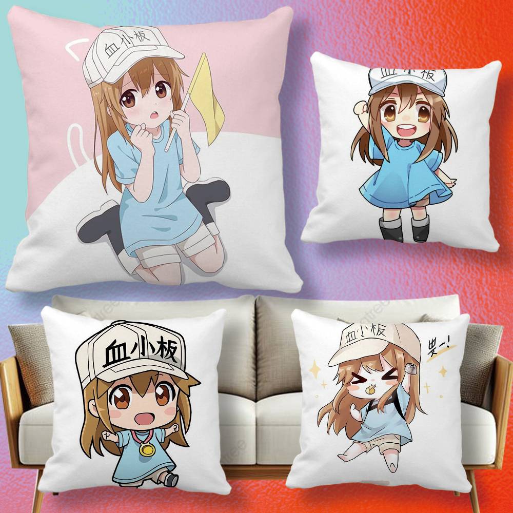 Home Textiles Definition - Fodera per cuscino Anime Cells at
