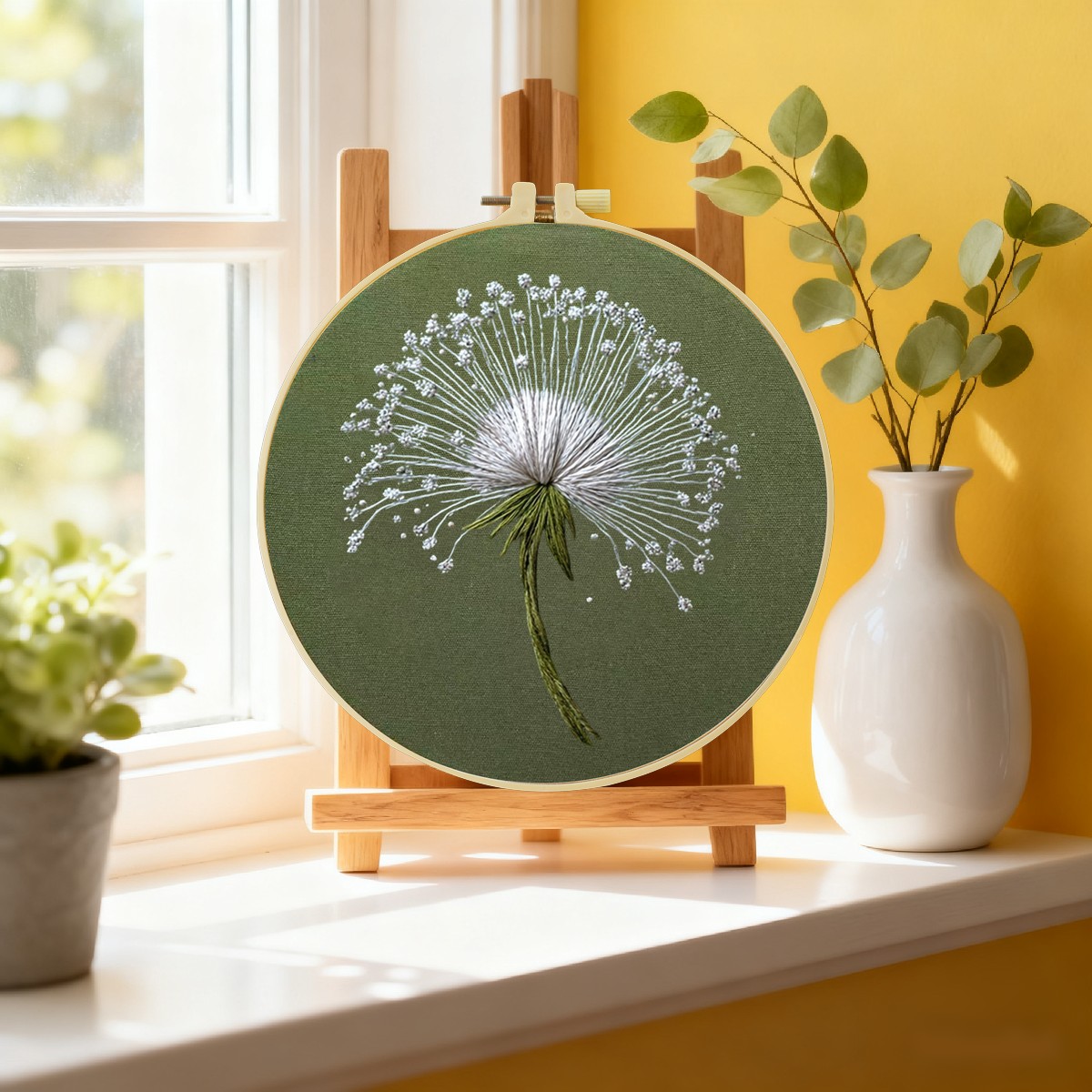 Kit Ricamo Dandelion 20x20cm/1 - Home Textiles Discount recensione e prezzo