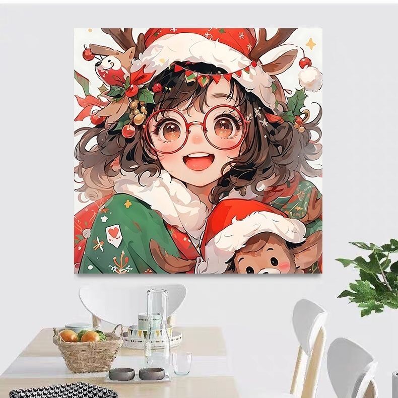 9ct 60x60cm natale ragazza ric - Home Textiles Discount recensione e prezzo