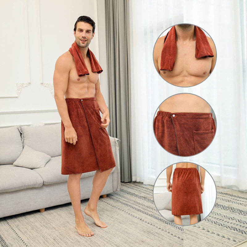 1 Set uomo indossabile asciuga - Home Textiles Towel Set recensione e prezzo