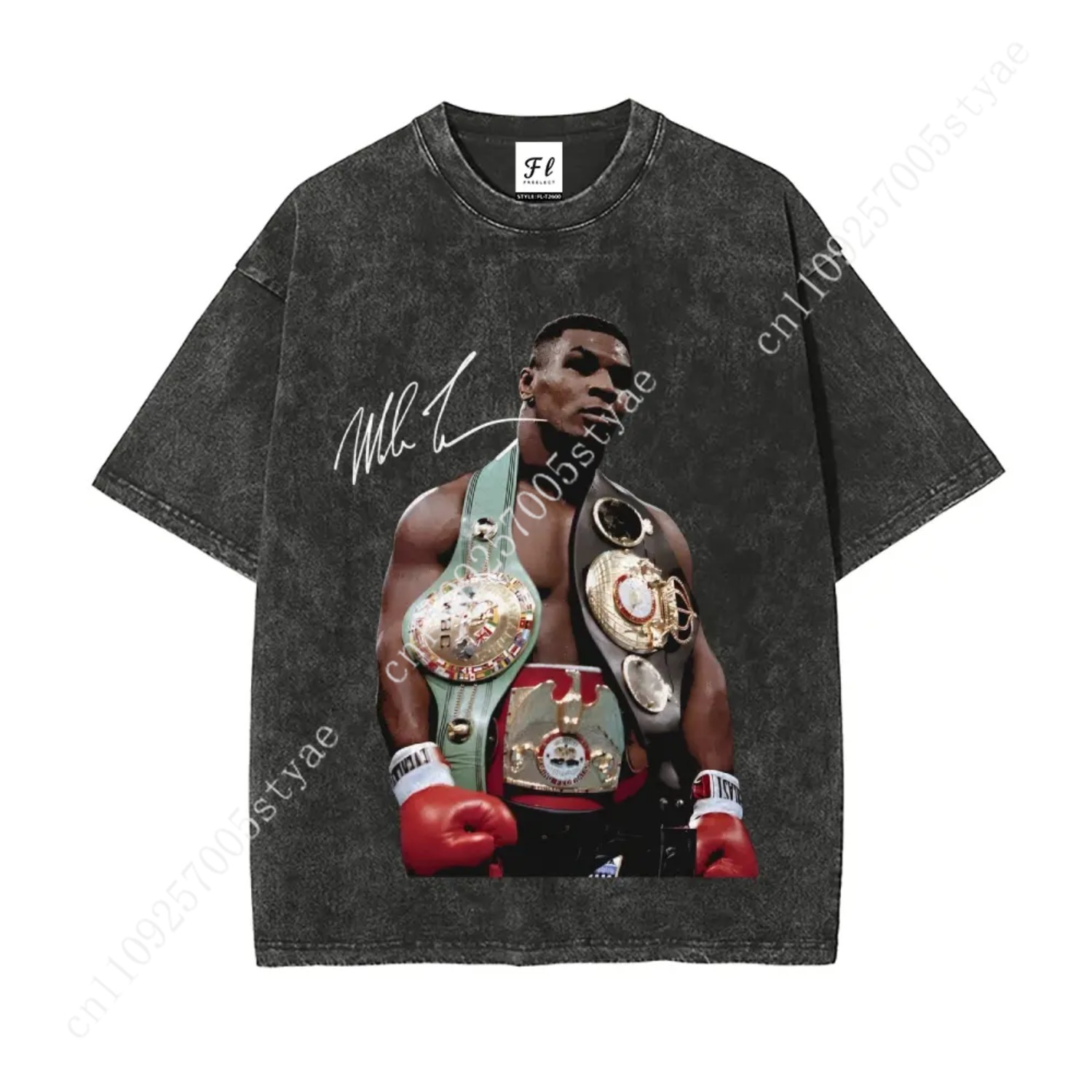 T-shirt Mike Tyson, vintage an - Quilt Cotton Summer recensione e prezzo