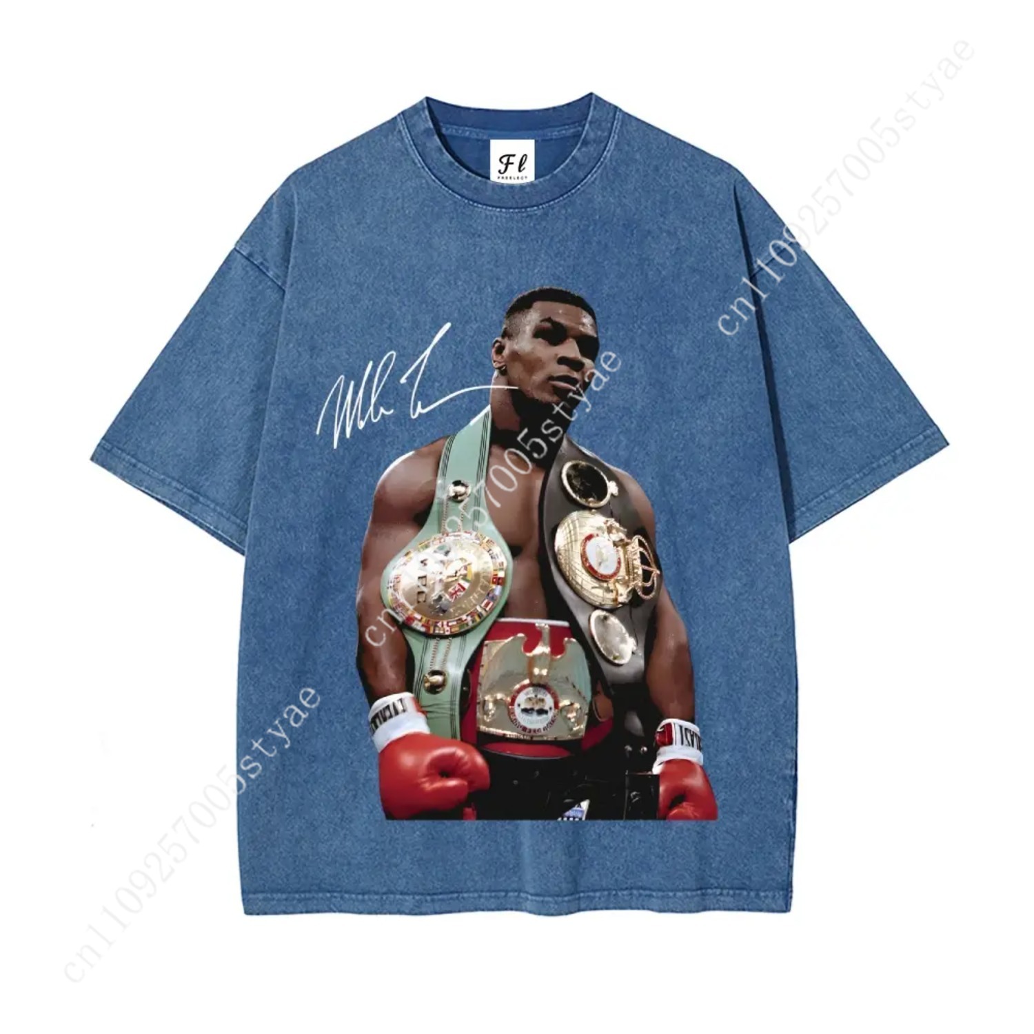 T-shirt Mike Tyson, vintage an - Quilt Cotton Summer recensione e prezzo