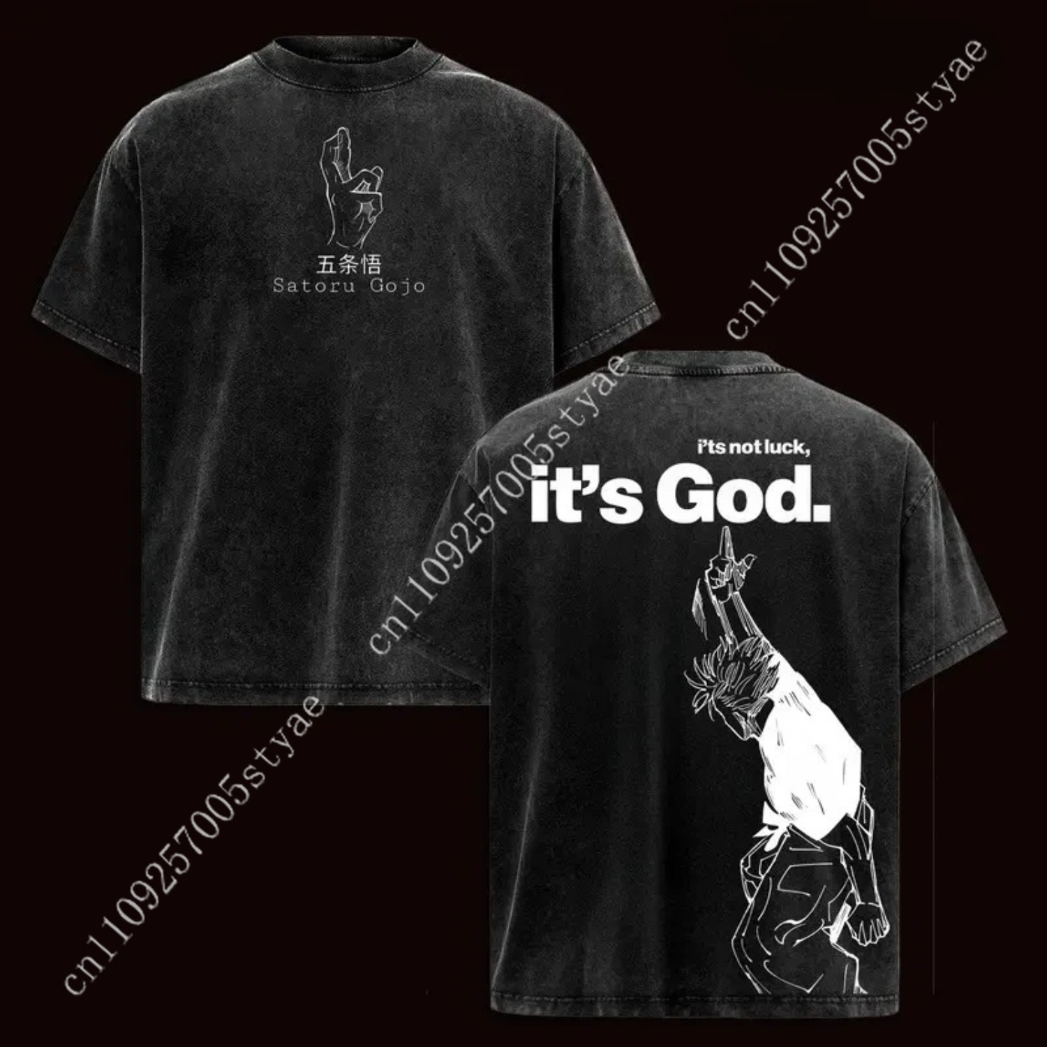 T-shirt Grafica Anime Gojo Sat - Quilt Cotton Summer recensione e prezzo