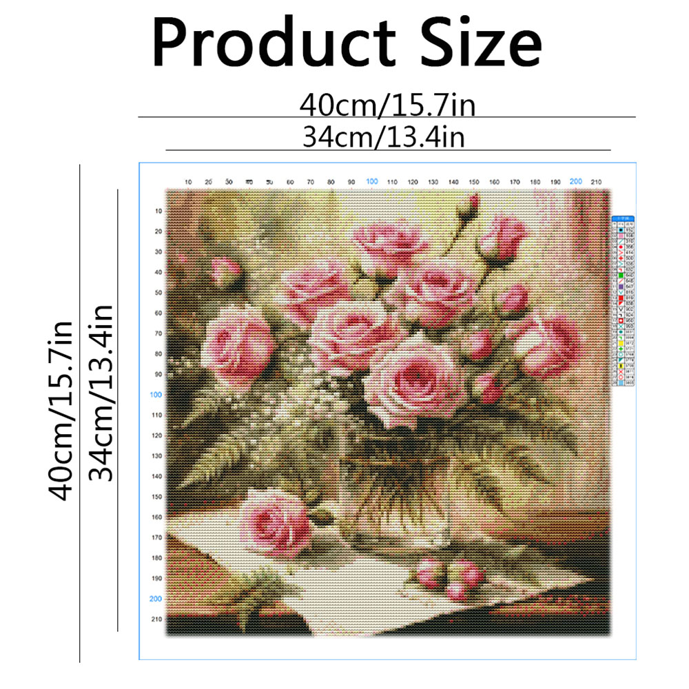 HUACAN Kit punto croce Set di  - Home Textiles Discount recensione e prezzo